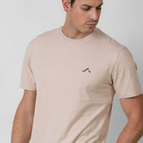 ONDA Men’s Brothers Break T‑Shirt – Beige, Rio Coastline Graphic