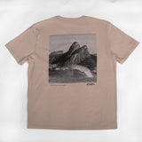 ONDA Men’s Brothers Break T‑Shirt – Beige, Rio Coastline Graphic