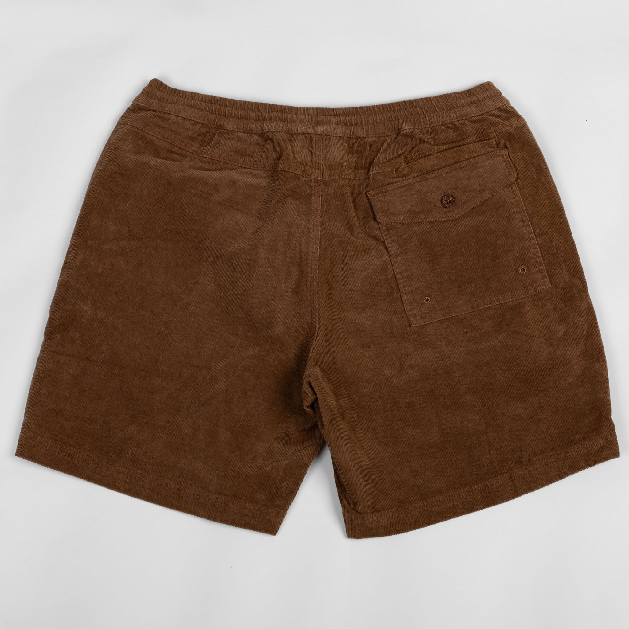 Brown shorts on a white background