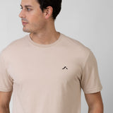 ONDA Men’s Brothers Break T‑Shirt – Beige, Rio Coastline Graphic