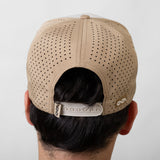 Onda Shoreline Water‑Repellent Canvas Cap – White/Beige