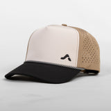 Onda Shoreline Water‑Repellent Canvas Cap – White/Beige
