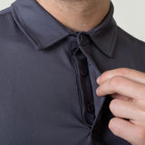 ONDA Men’s The Classic Polo – Gray Stretch