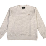 Light gray sweatshirt with a onda logo on a white background