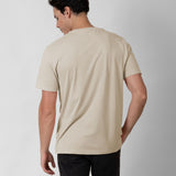 ONDA Men’s Tropic Shade T‑Shirt – White, Enzyme-Washed Cotton